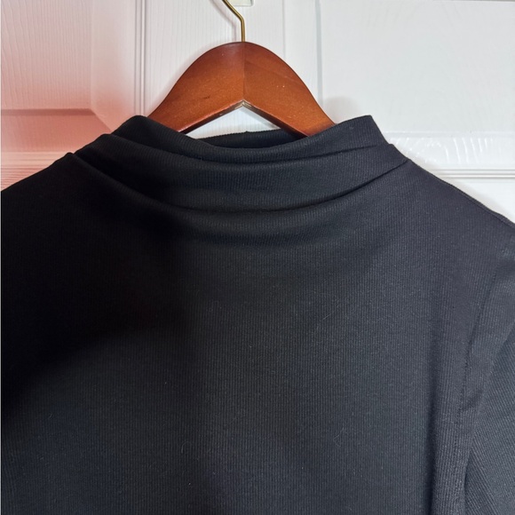 Michael Stars Denise Ribbed Mock Neck Long Sleeve Top - Picture 5 of 9